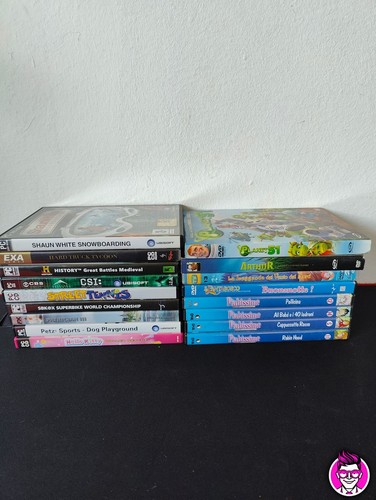 Lotto giochi 8 dvd film - pc,